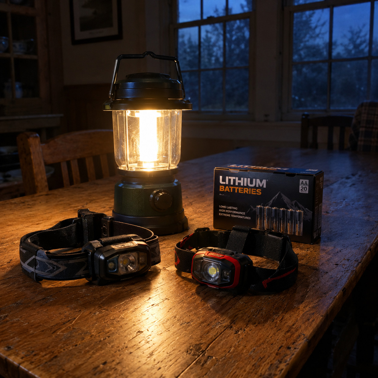 Headlamps and LED Lanterns — Not Candles