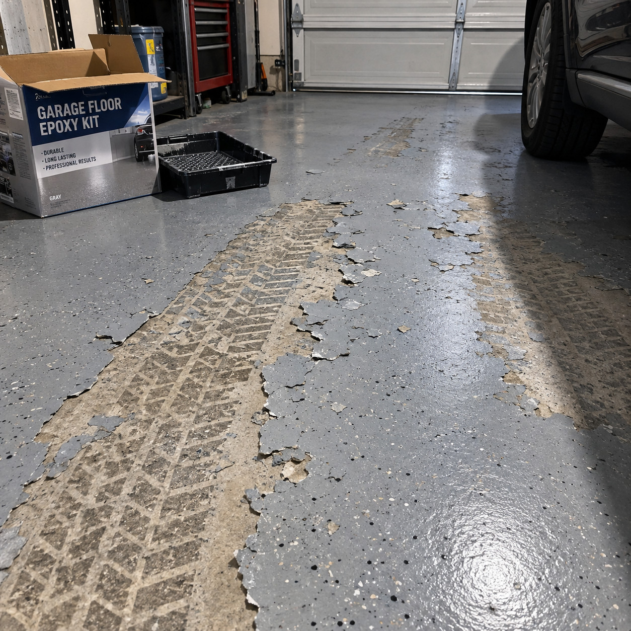 A DIY Epoxy Kit Over a Garage Slab