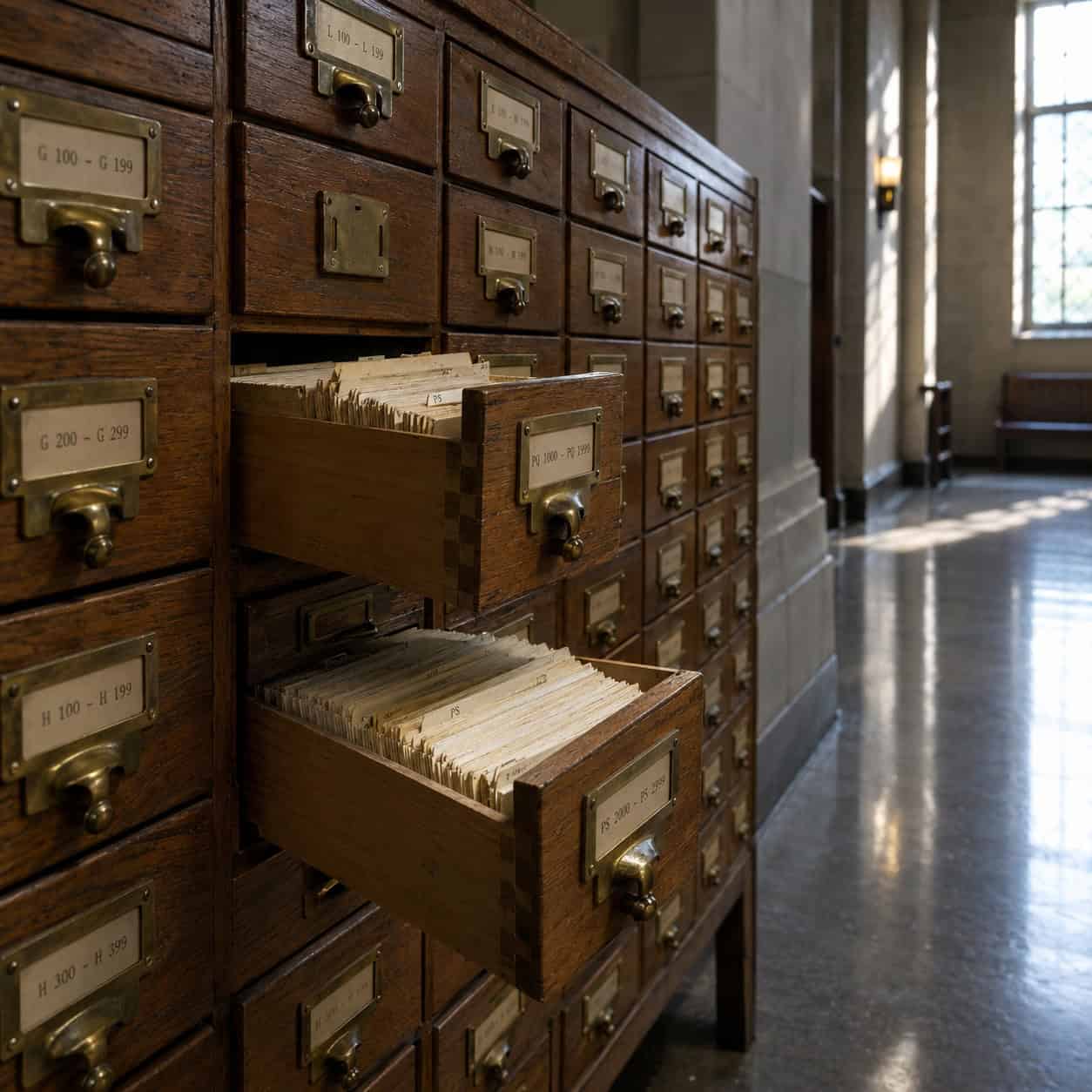 Library Card Catalog or Apothecary Chest