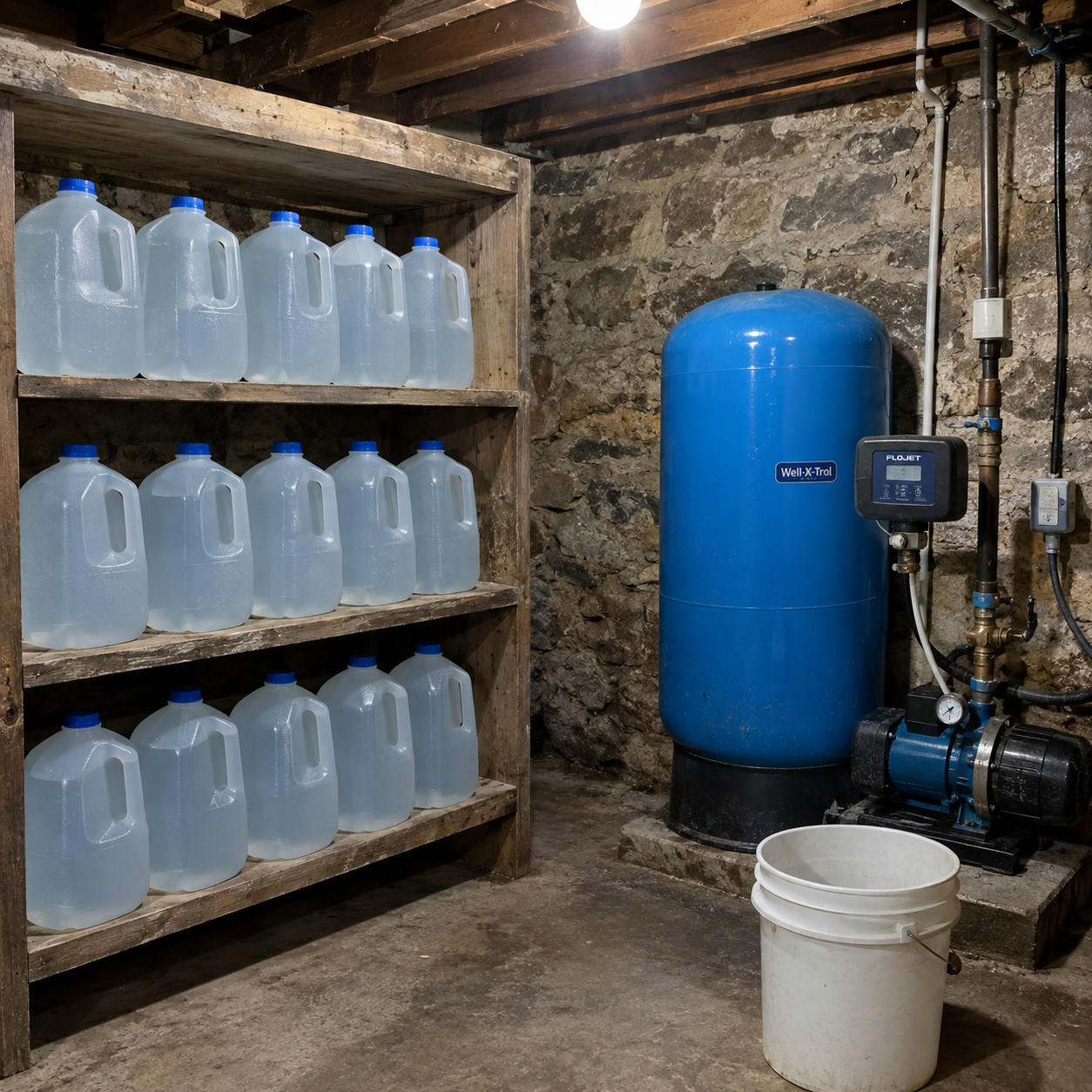 Stored Water — Especially on a Well
