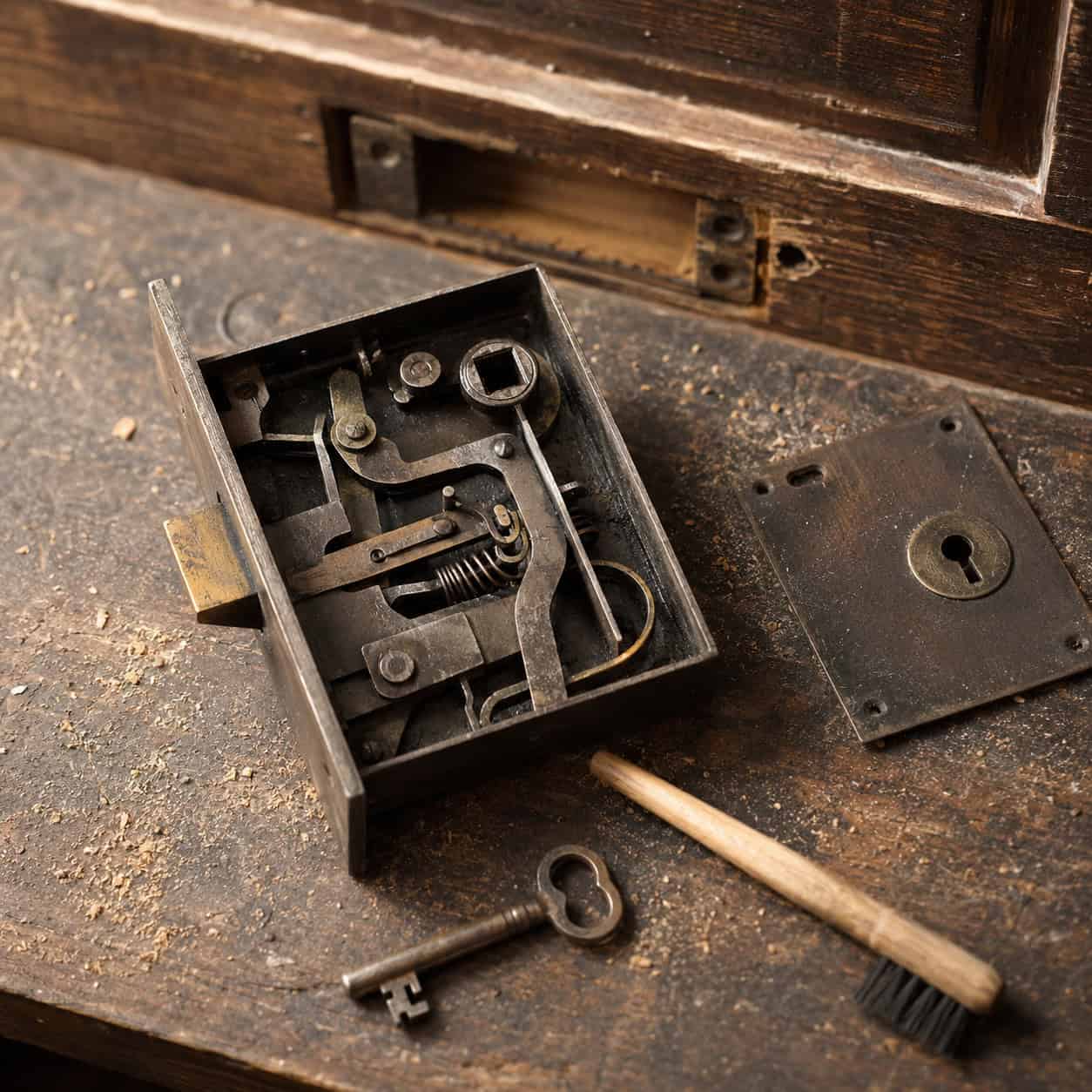 Skeleton-Key Mortise Locks