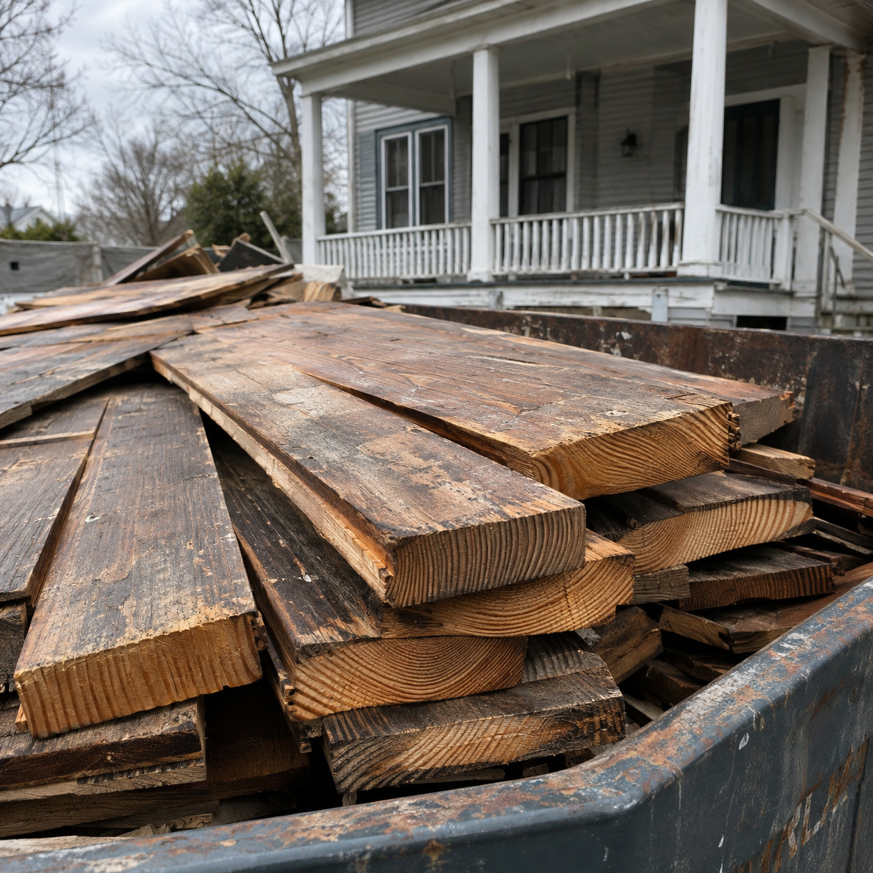 Ripping Out the Original Old-Growth Floor