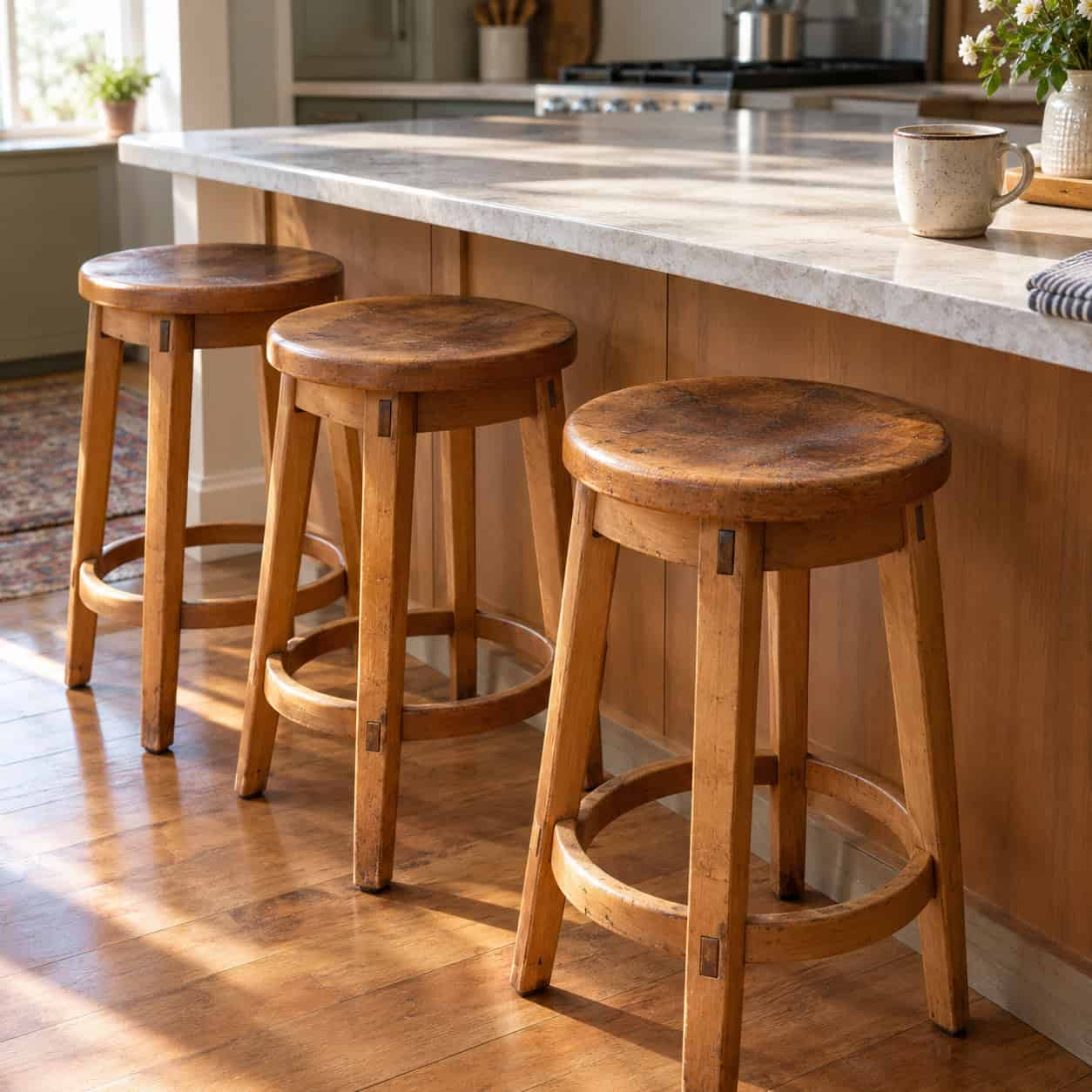 Wooden Bar Stools