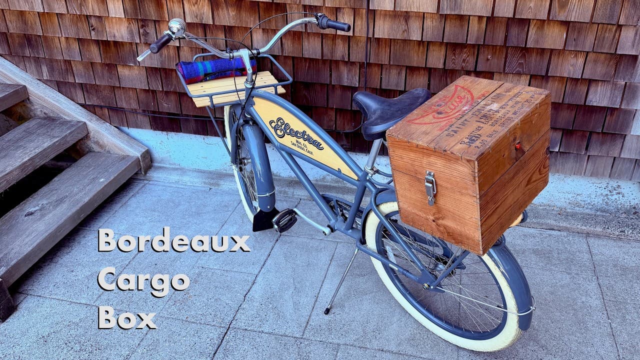 Turning a Vintage Wine Crate Into a Cargo Bike Box