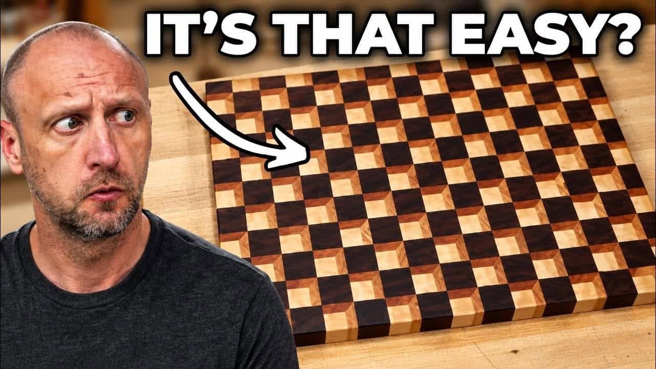 Building a 3D Illusion Cutting Board From Scratch