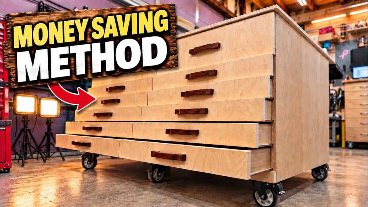 A Clever Plywood Drawer Cabinet With No Metal Slides