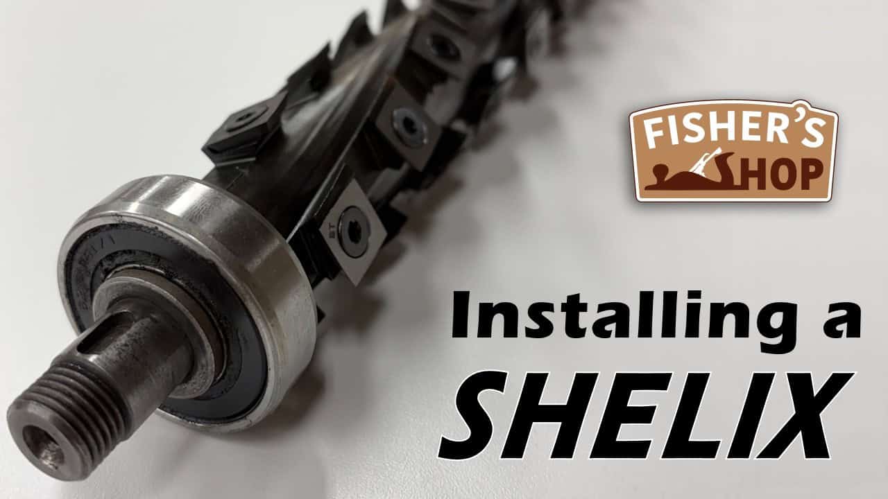 Installing a Shelix Cutterhead in a DeWalt 735 Planer