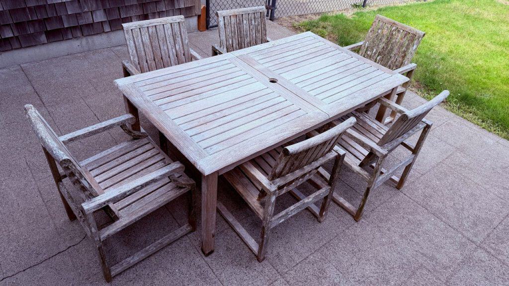 Bringing New Life to a 30-Year-Old Teak Patio Table