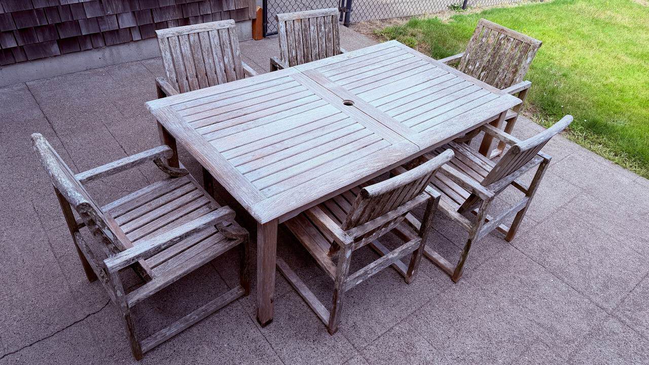 Bringing New Life to a 30-Year-Old Teak Patio Table