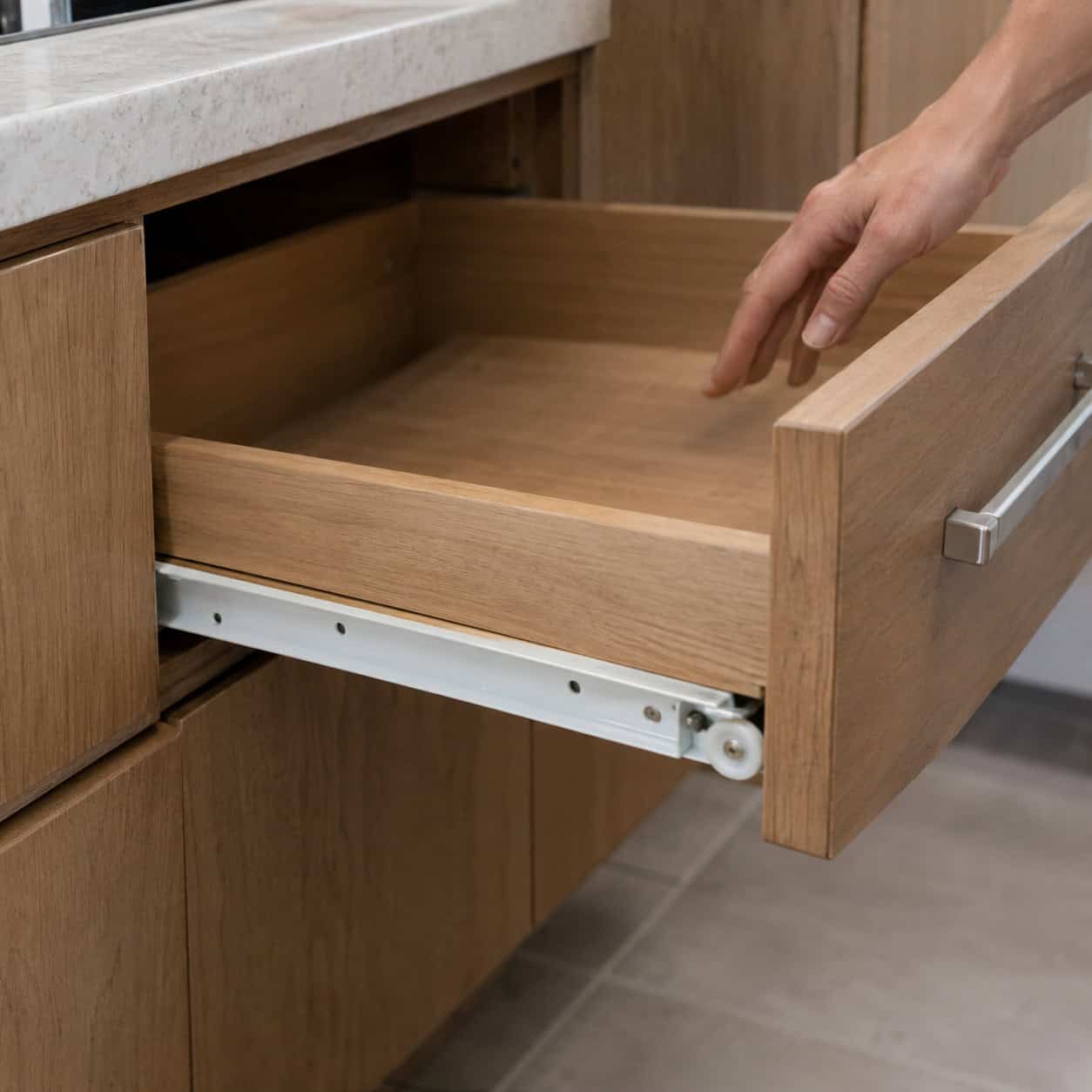 Epoxy Side-Mount Slides That Only Open Three-Quarters