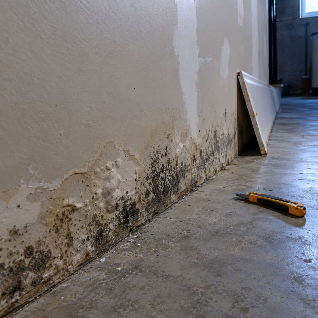 Drywall Run Tight Down to the Floor