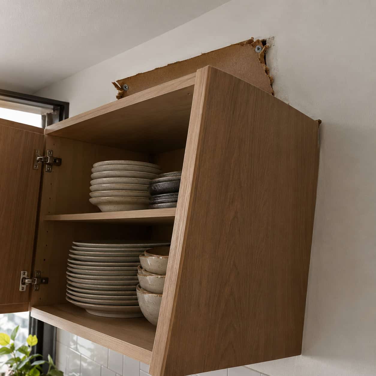 A 1/8-Inch Hardboard Cabinet Back