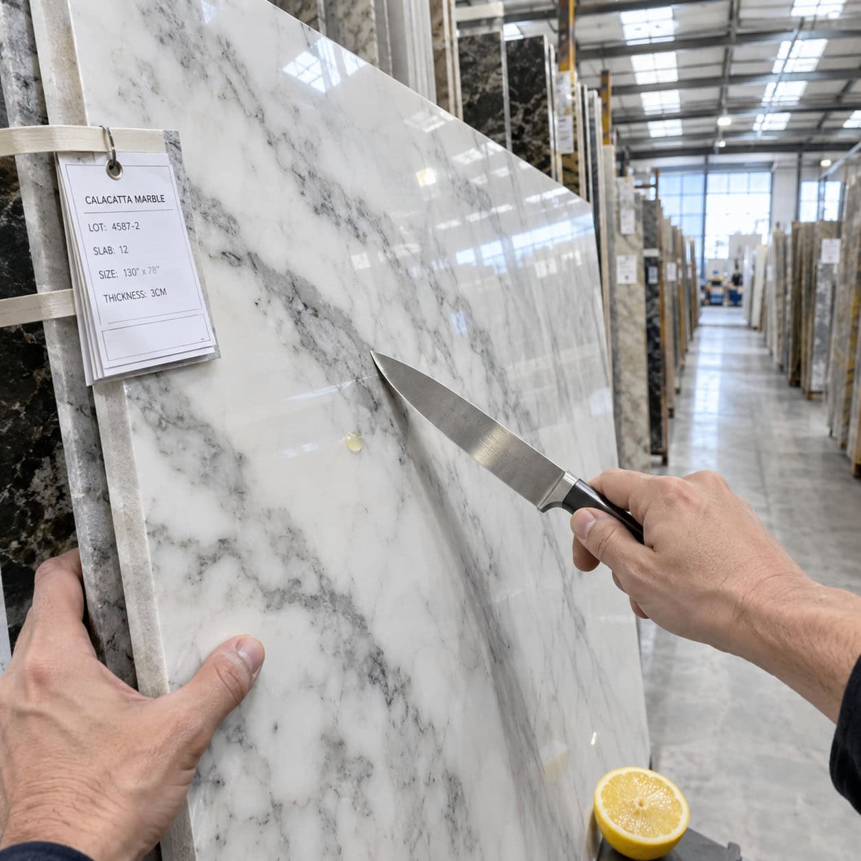 'Quartzite' That's Actually Soft Dolomitic Marble