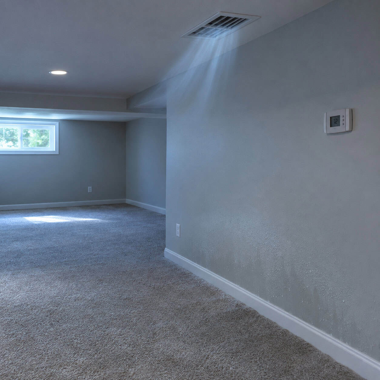 Cooling the Basement With Supply Registers and No Return