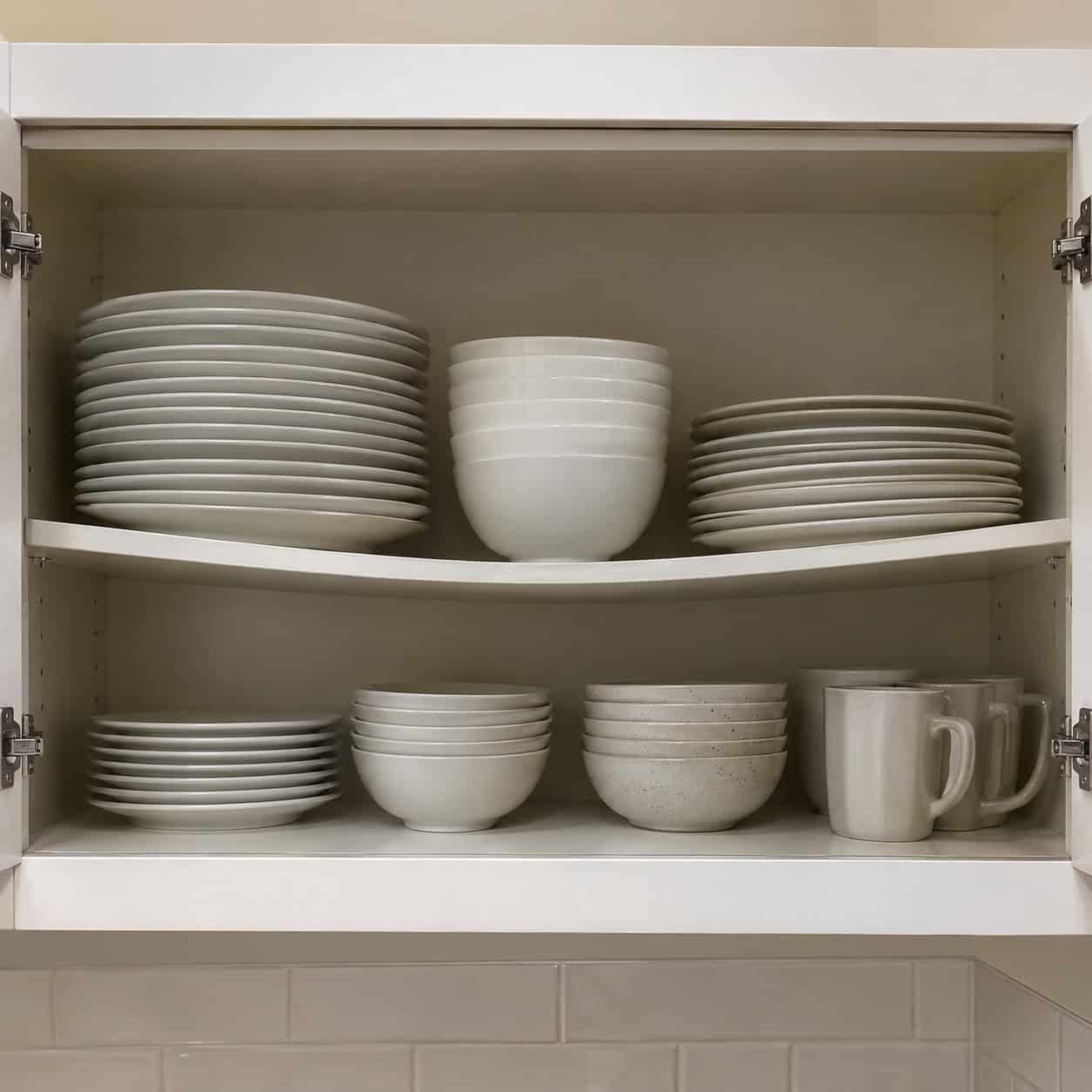36-Inch Uppers With Thin Melamine Shelves