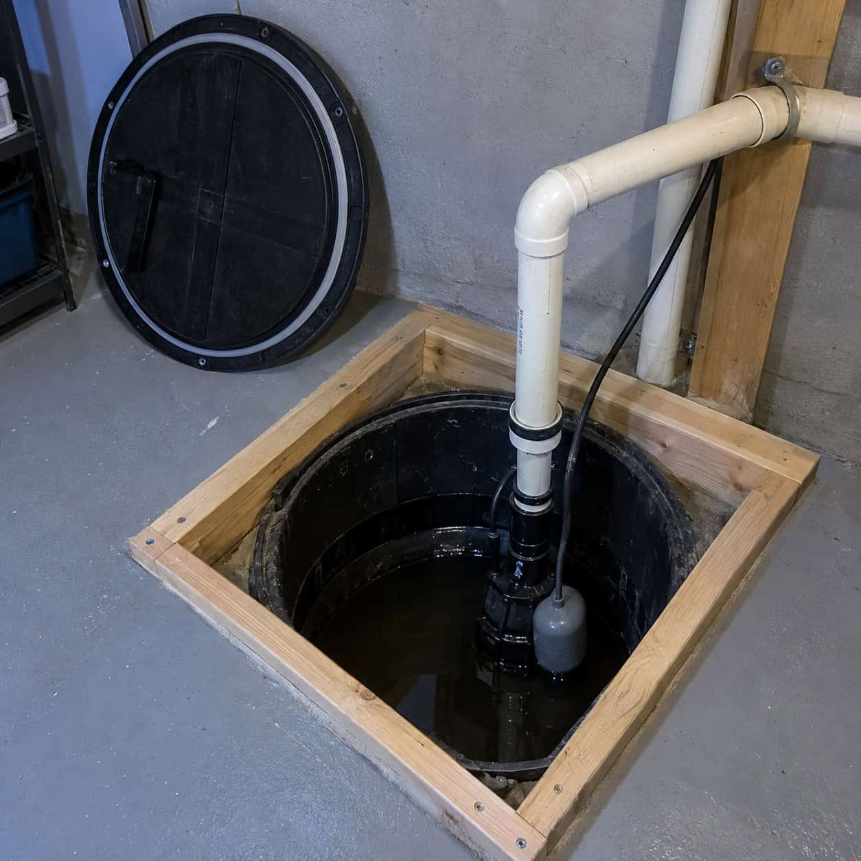 Burying the Sump Pit, Cleanouts, and Main Shutoff Behind Finish