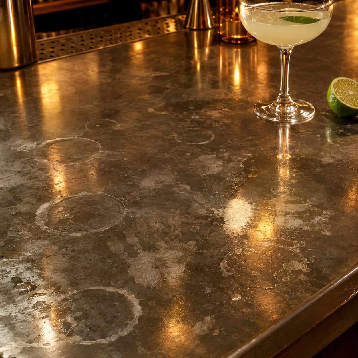 Zinc, Copper, and Pewter Counters