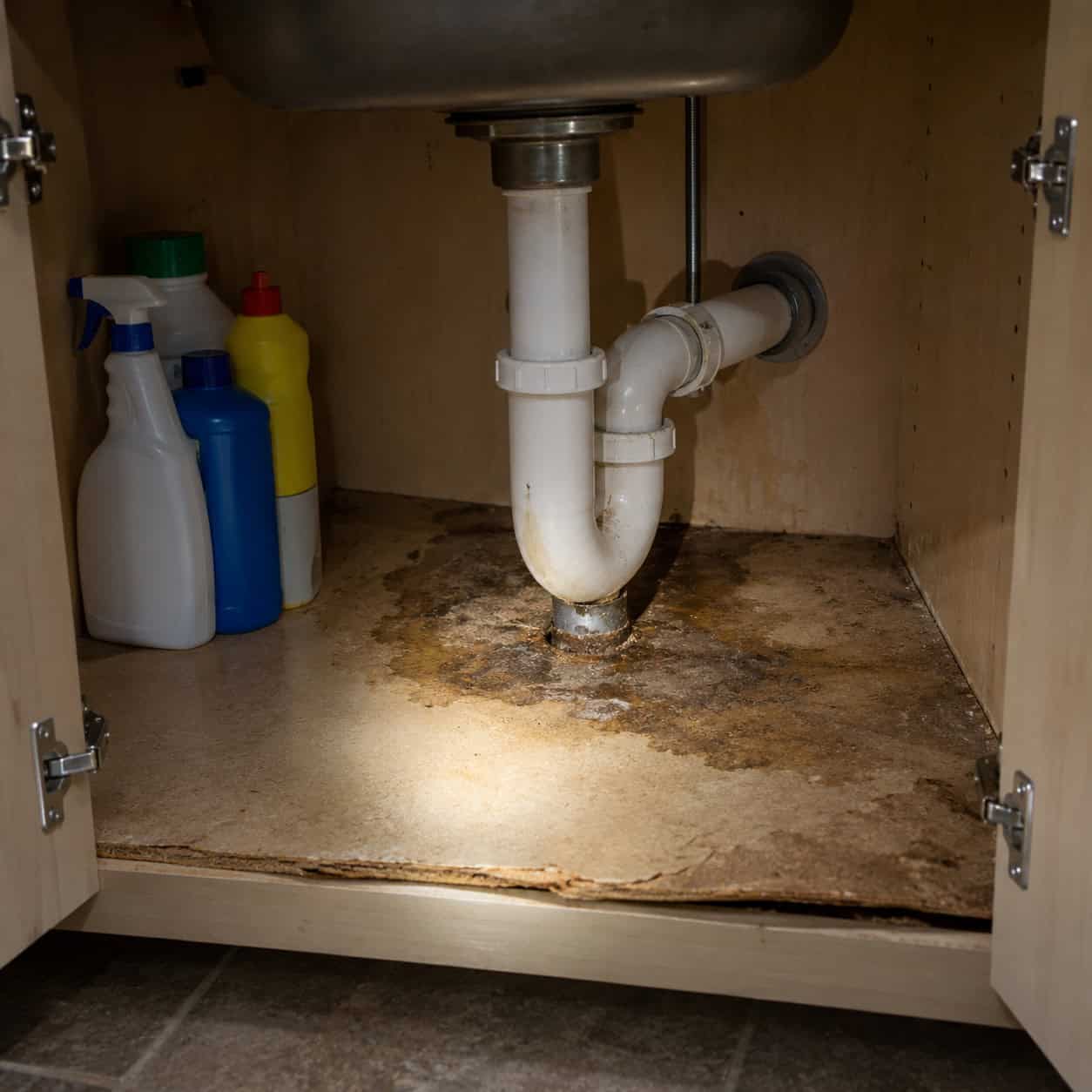 A Particleboard Sink Base