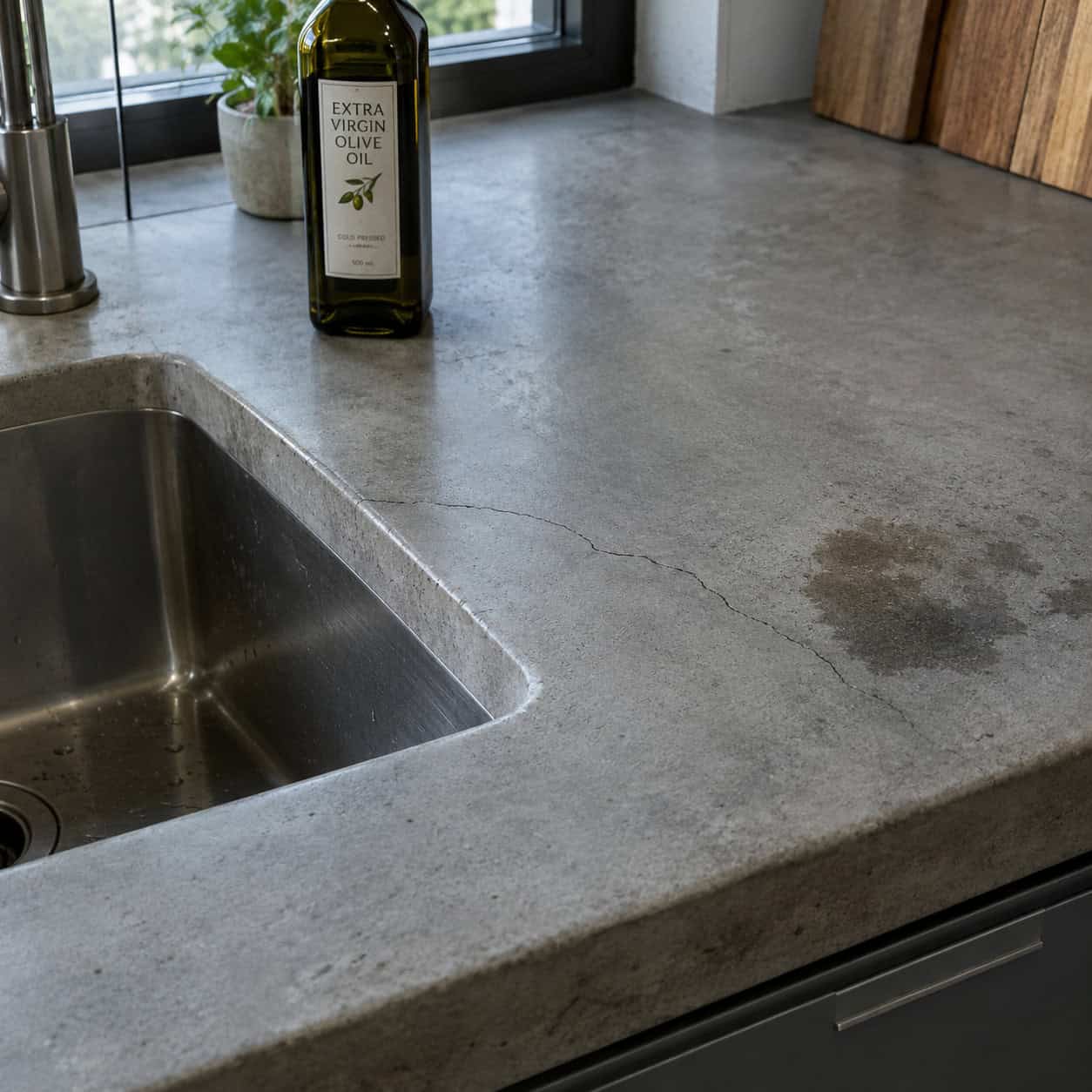 Poured-in-Place Concrete Counters