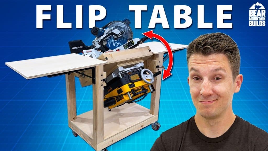 A Smooth, Balanced Flip Table for Any Shop Tool