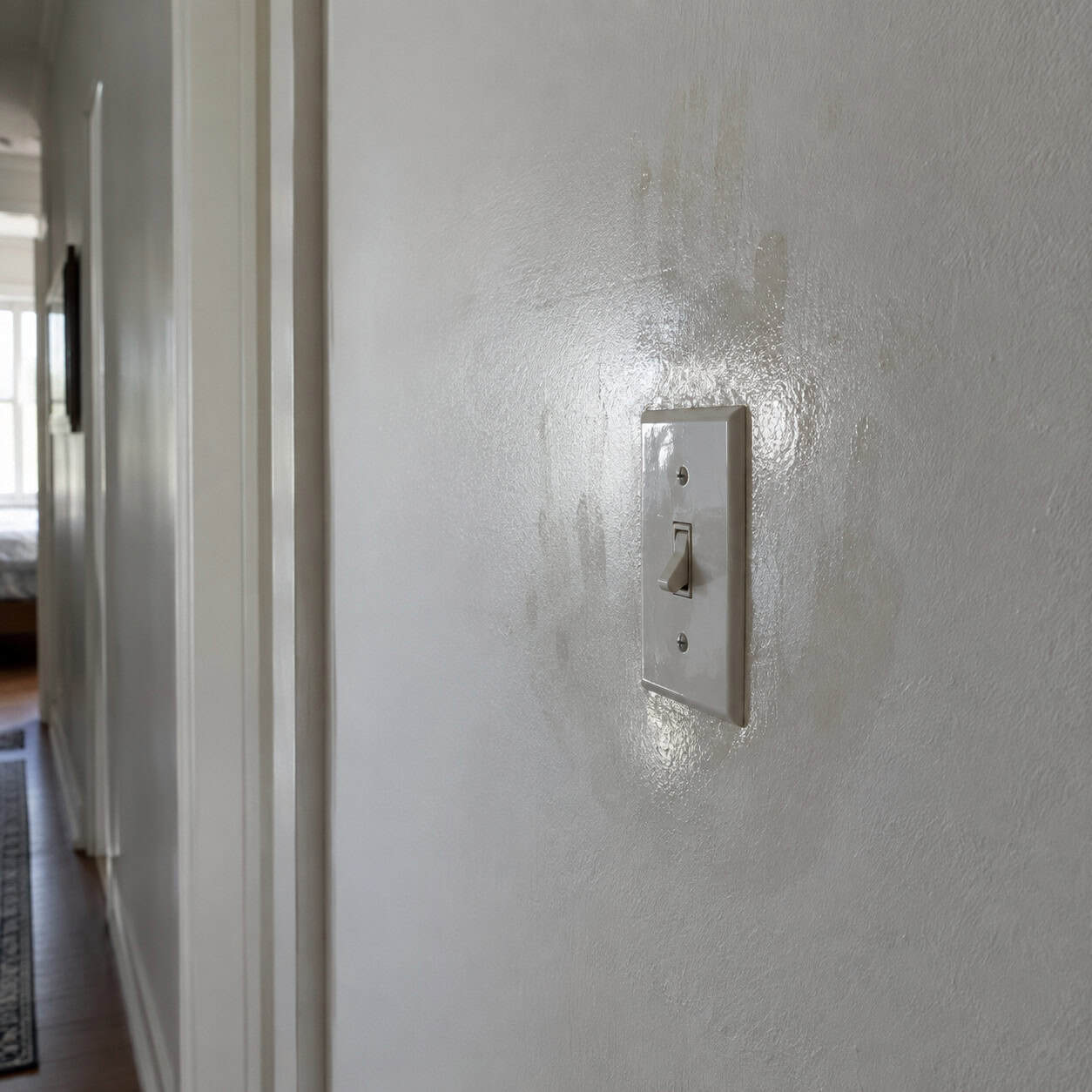 Flat Paint in the Hallway