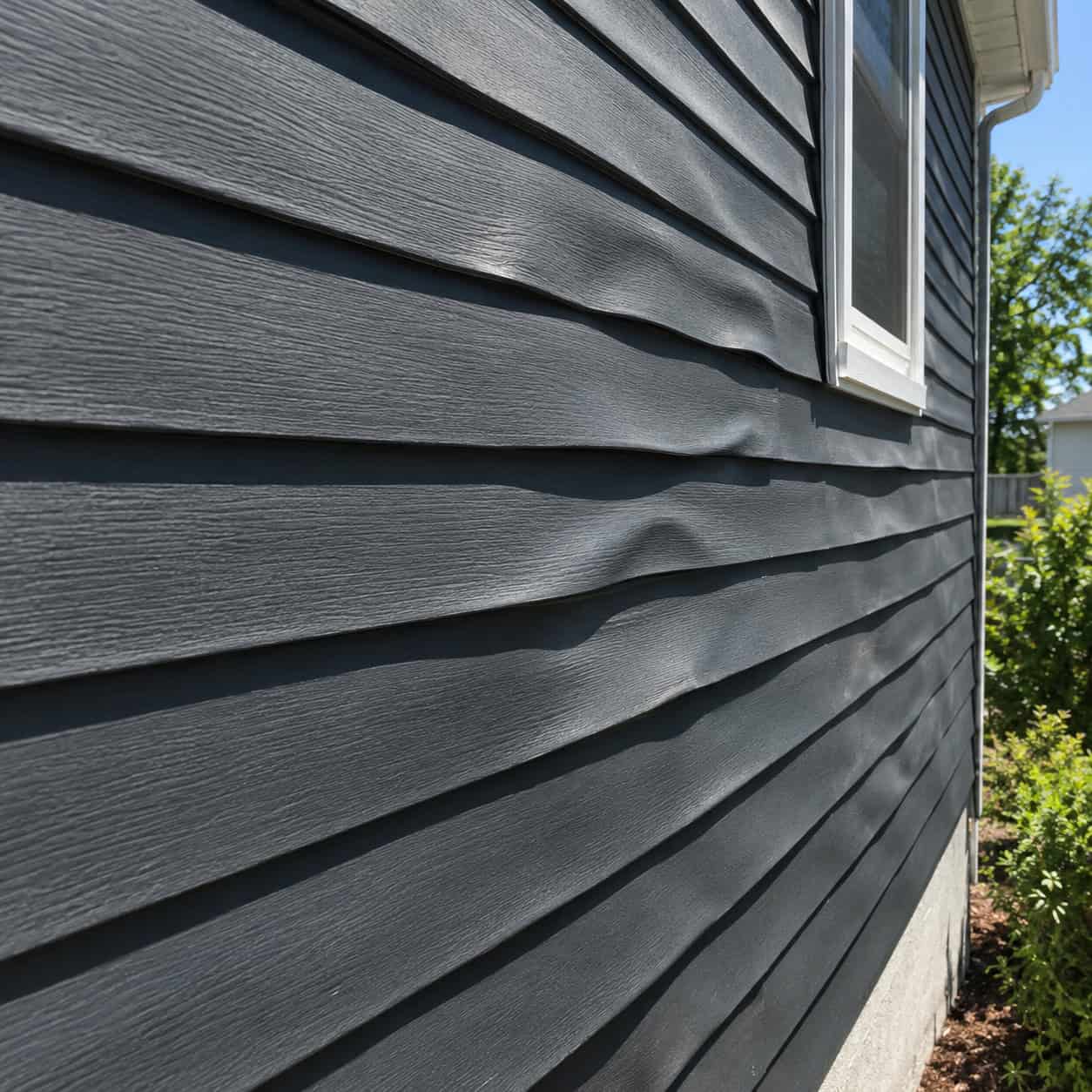 Dark Paint on Vinyl Siding