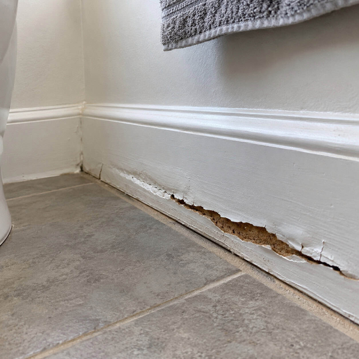 MDF Trim in Bathrooms, Mudrooms, and Basements