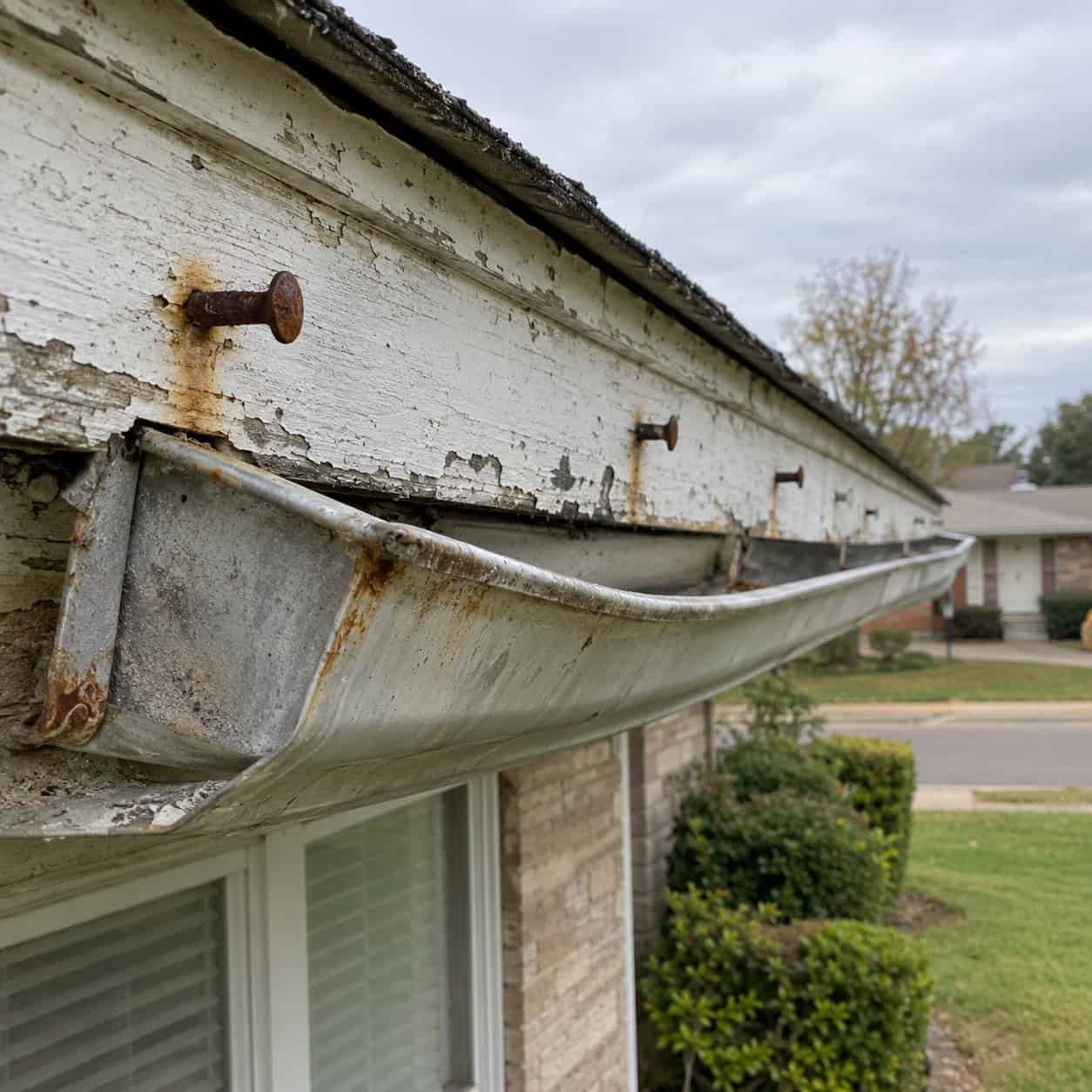 Spike-and-Ferrule Gutter Hangers