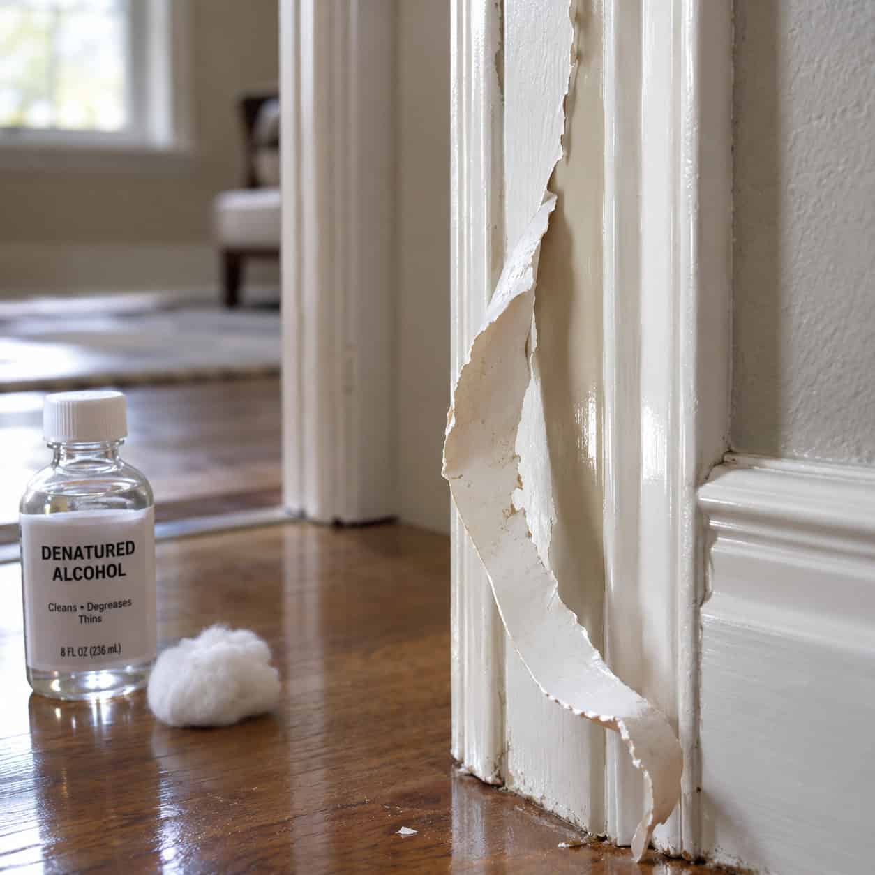Latex Rolled Straight Over Oil-Based Trim