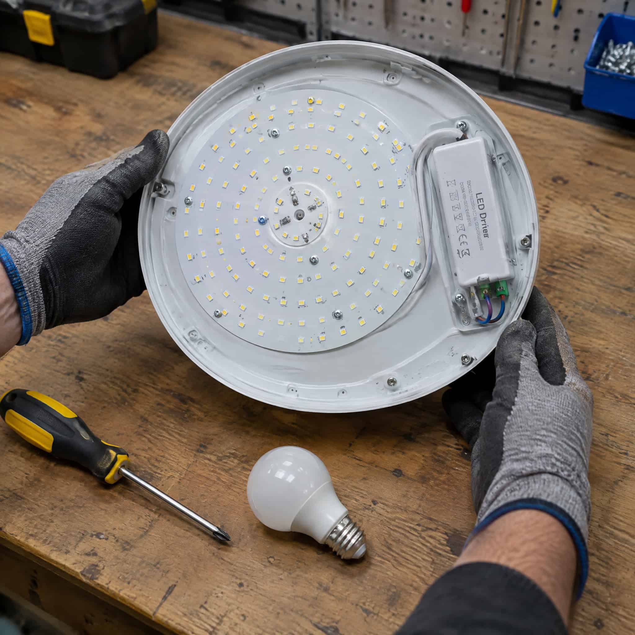 Integrated LED Fixtures With No Replaceable Bulb