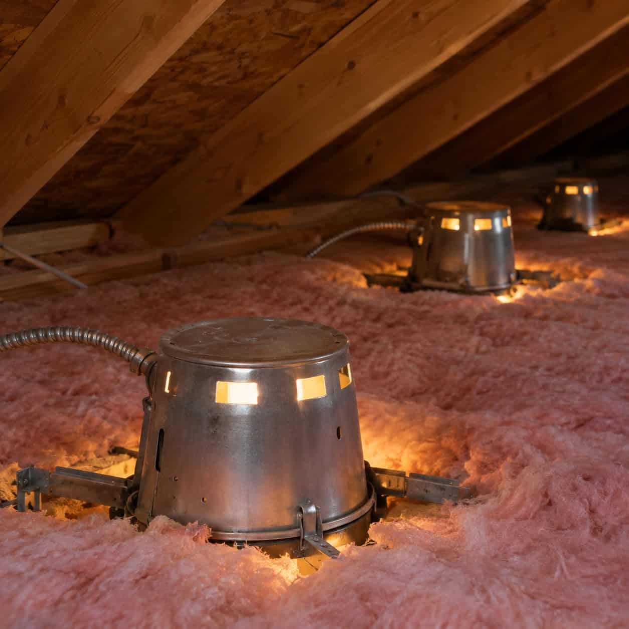 Recessed Can Lights Punched Through the Ceiling