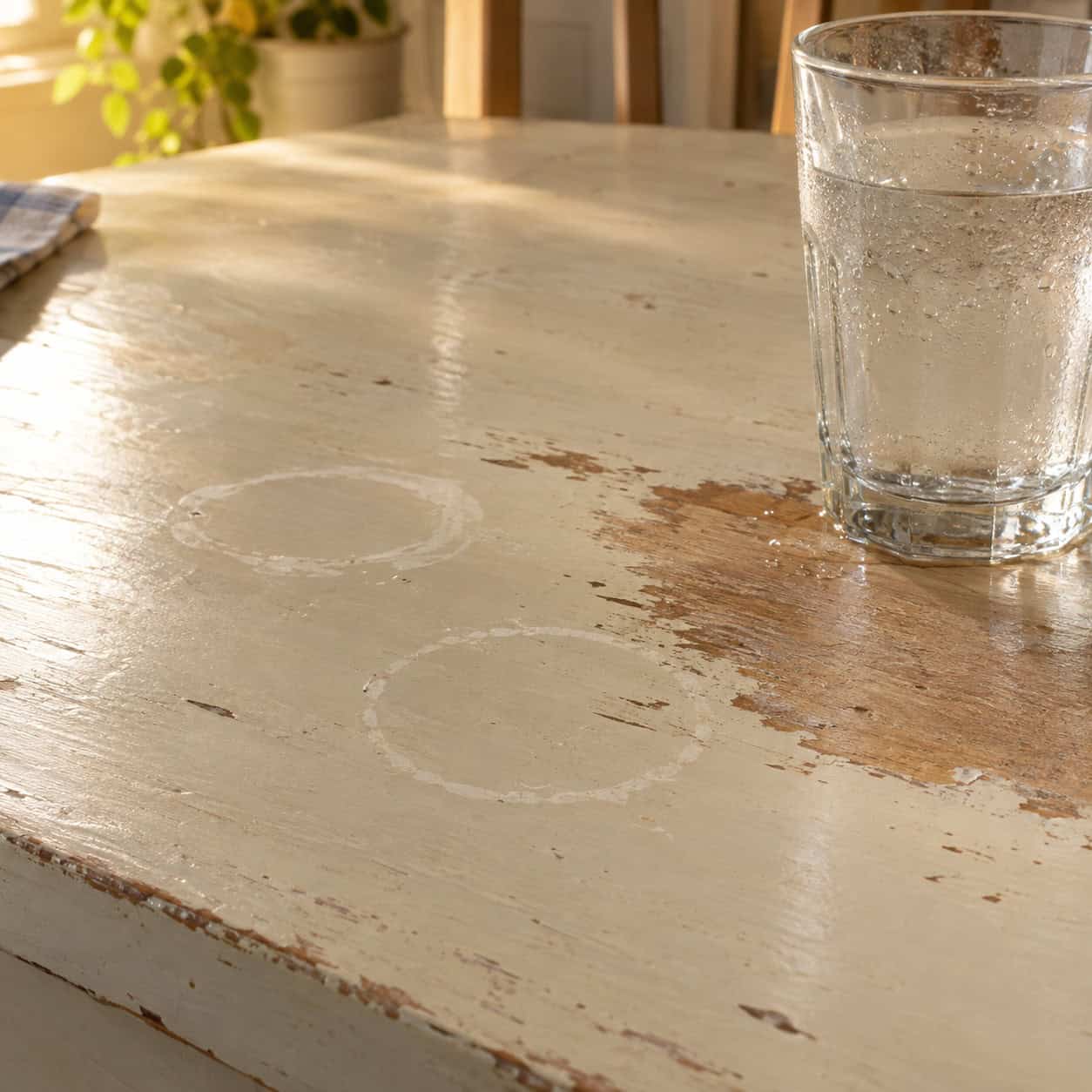 Chalk Paint and Wax on a Hardworking Tabletop
