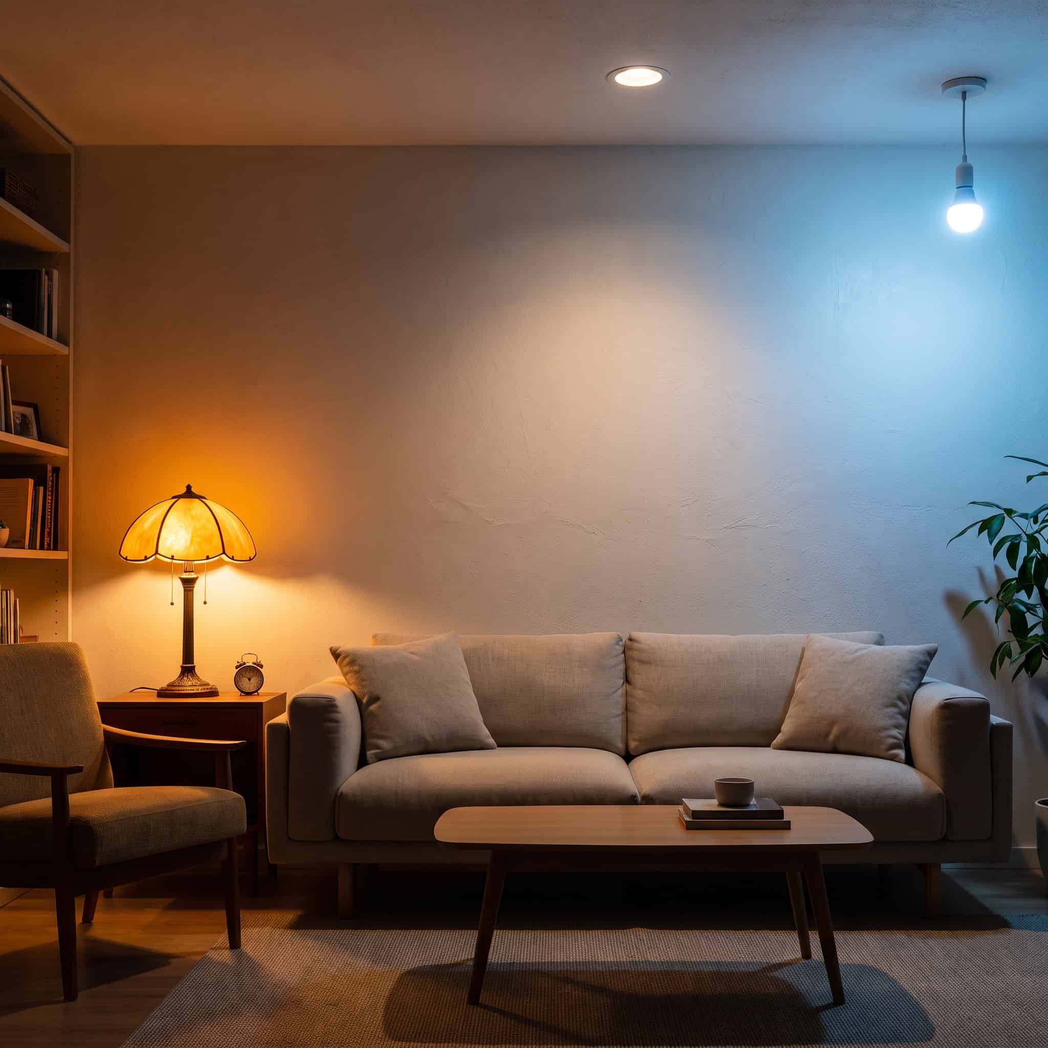 Mixed Color Temperatures in a Single Room
