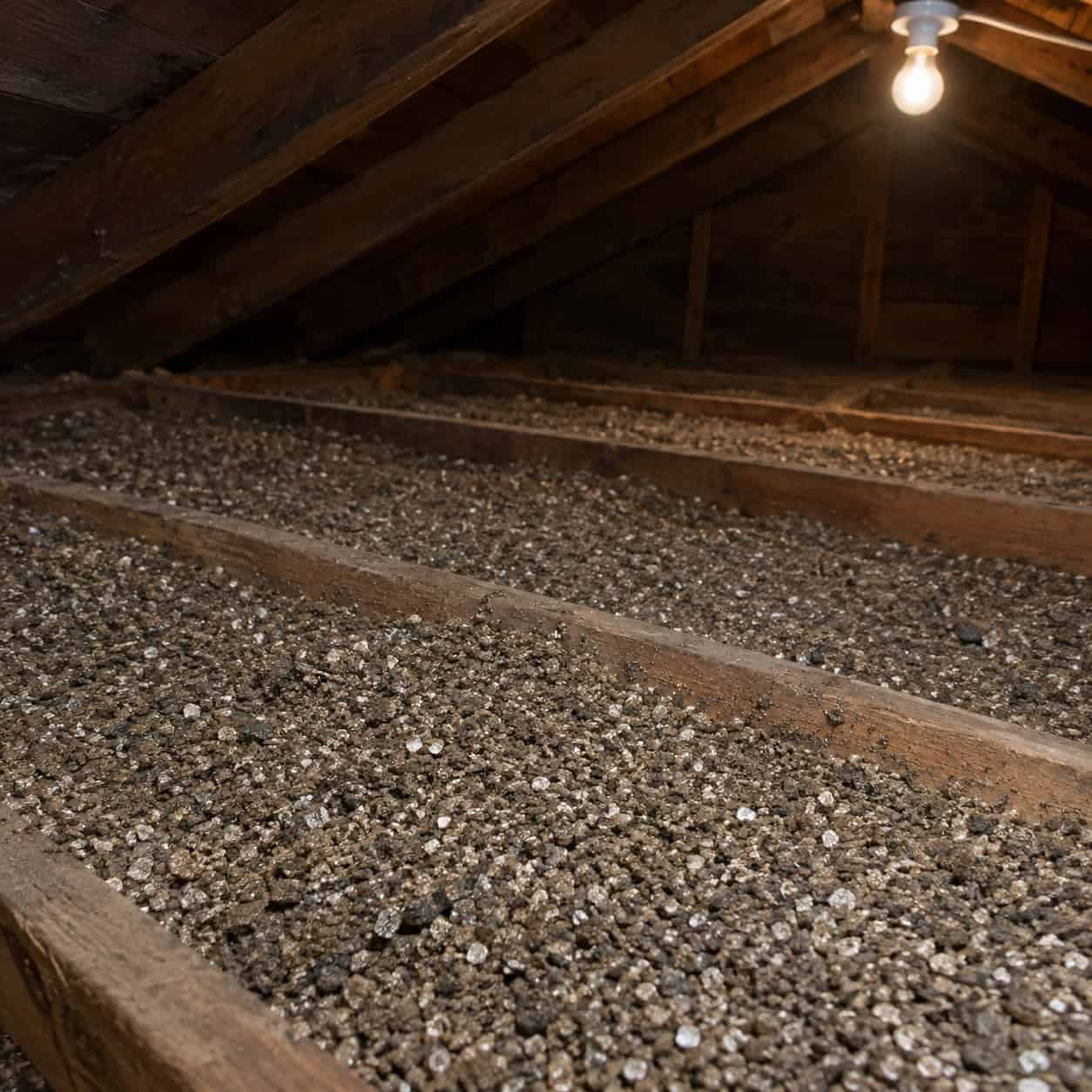 Vermiculite Insulation Nobody Has Touched Since 1960