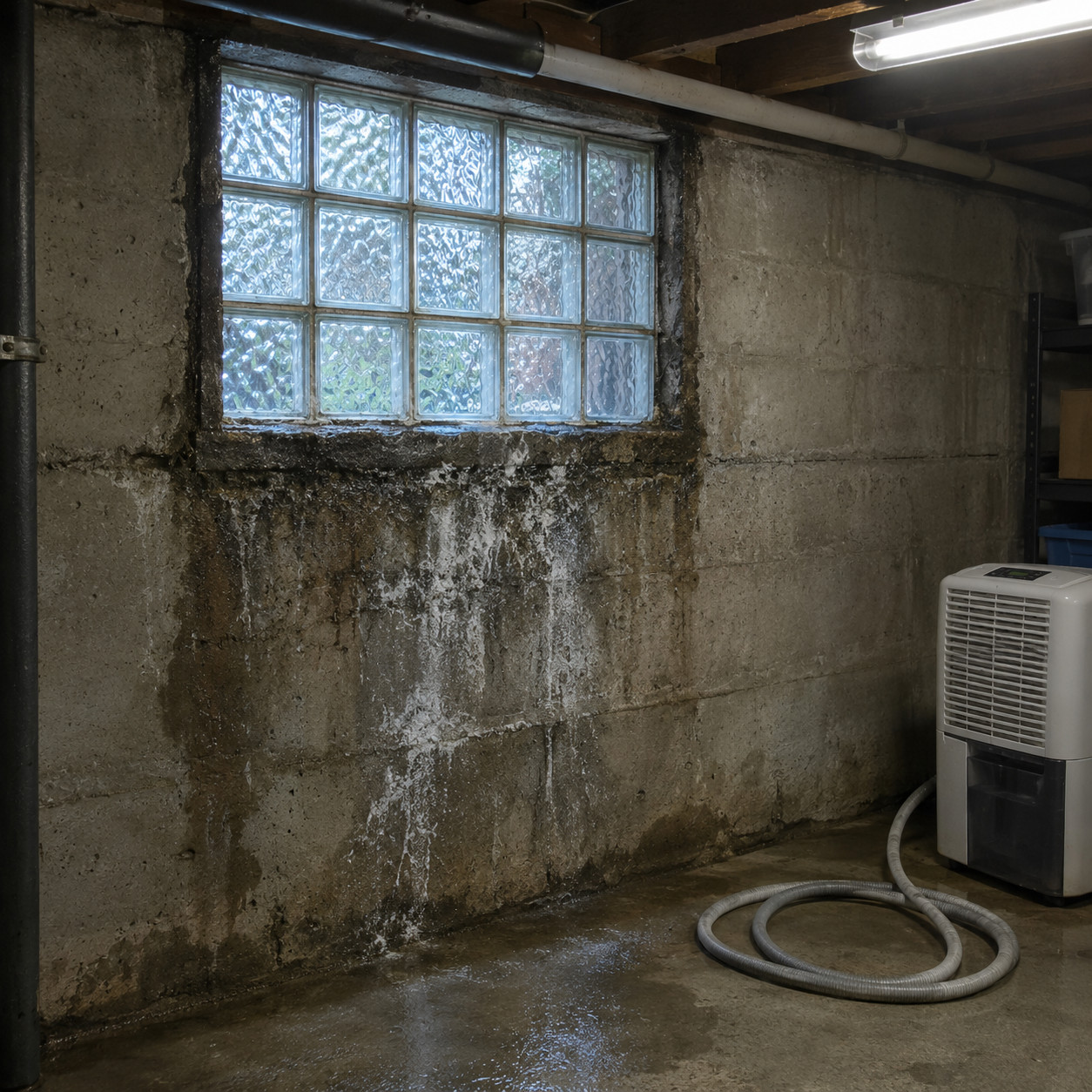 Glass block basement windows