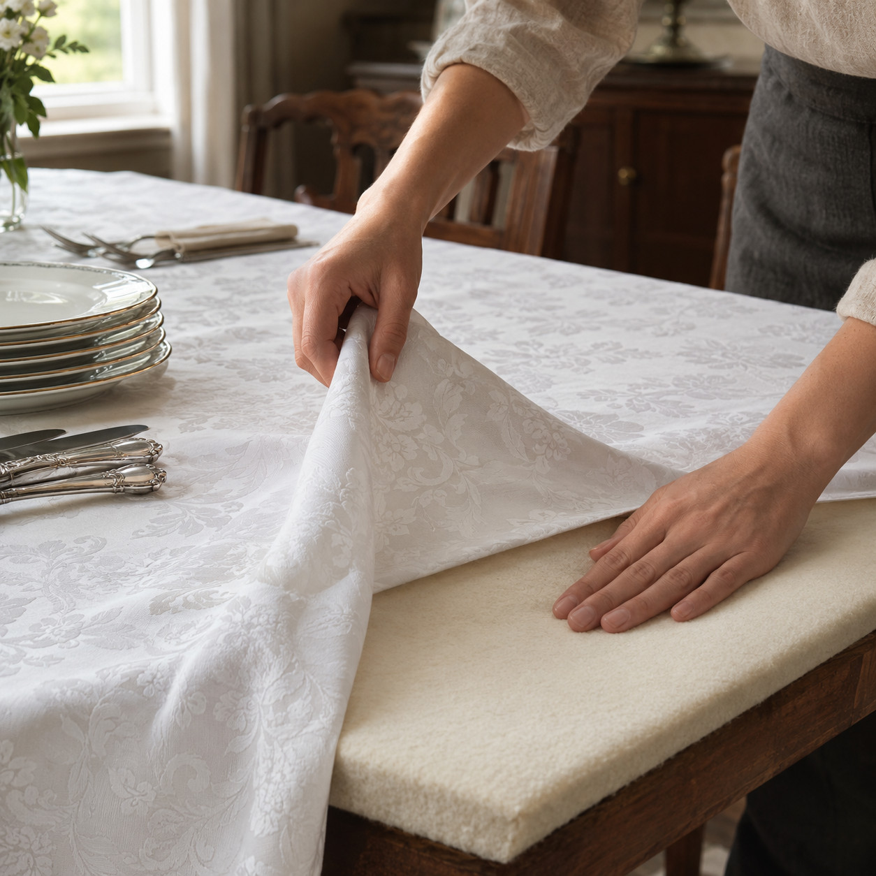 The Silence Cloth Under the Tablecloth