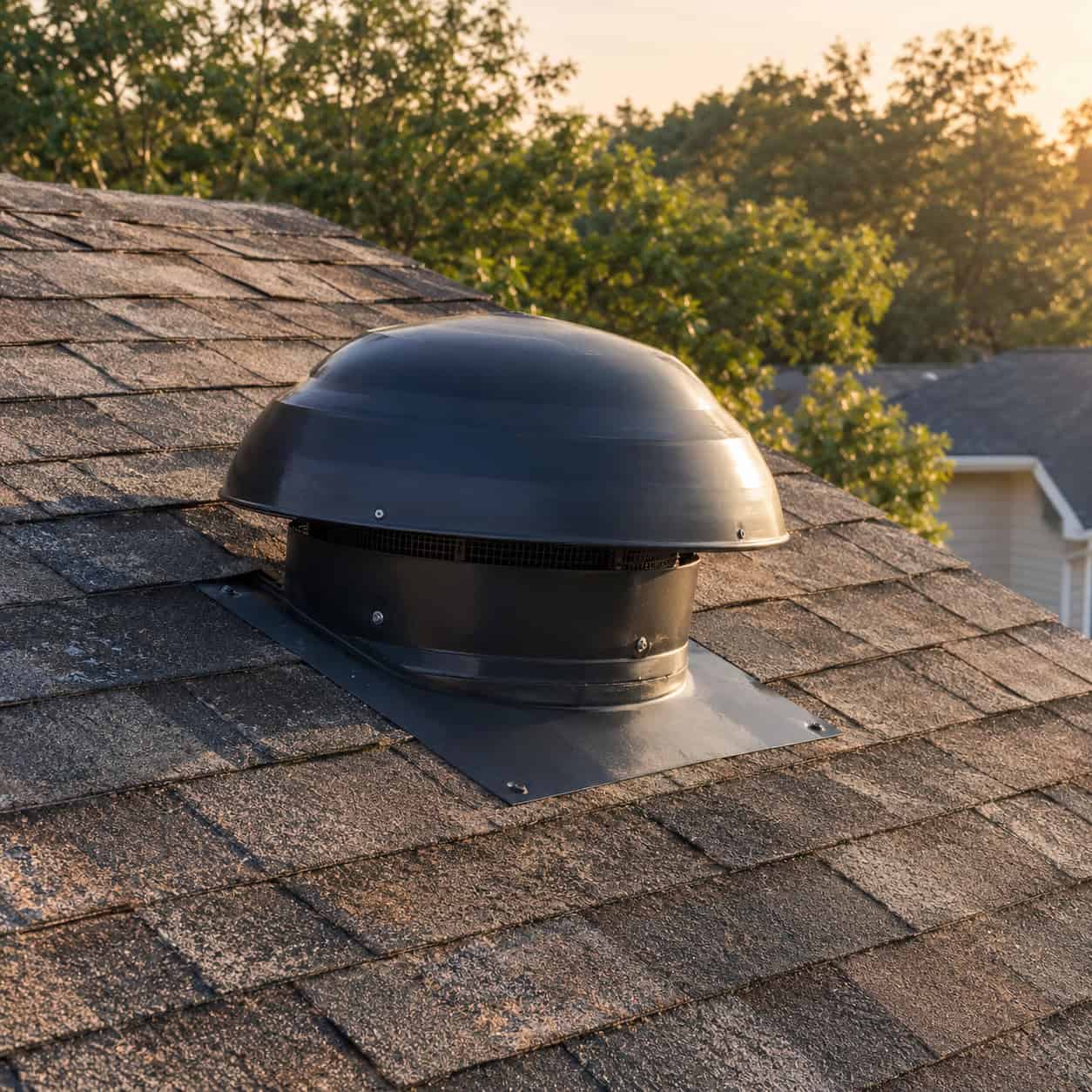 A Powered Attic Fan