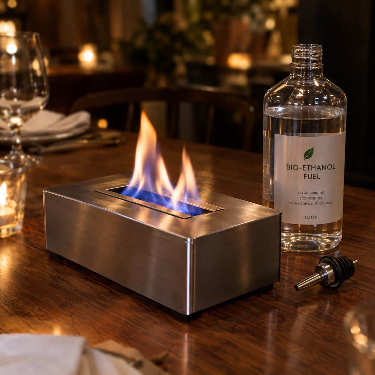 Tabletop and Wall-Mount Ethanol Fireplaces