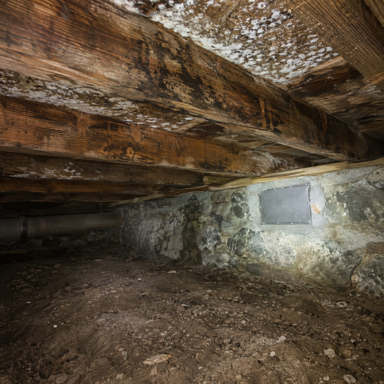Crawlspace Vents Sealed Shut