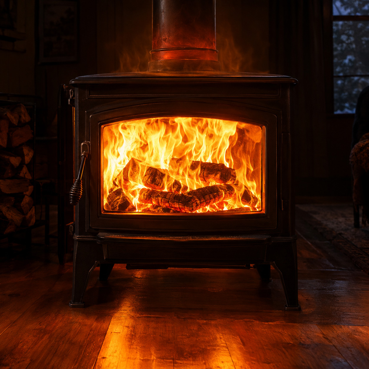 Running a Roaring Fire to 'Burn the Creosote Out'