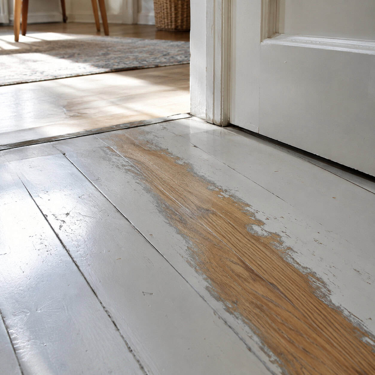 Painting Hardwood Floors