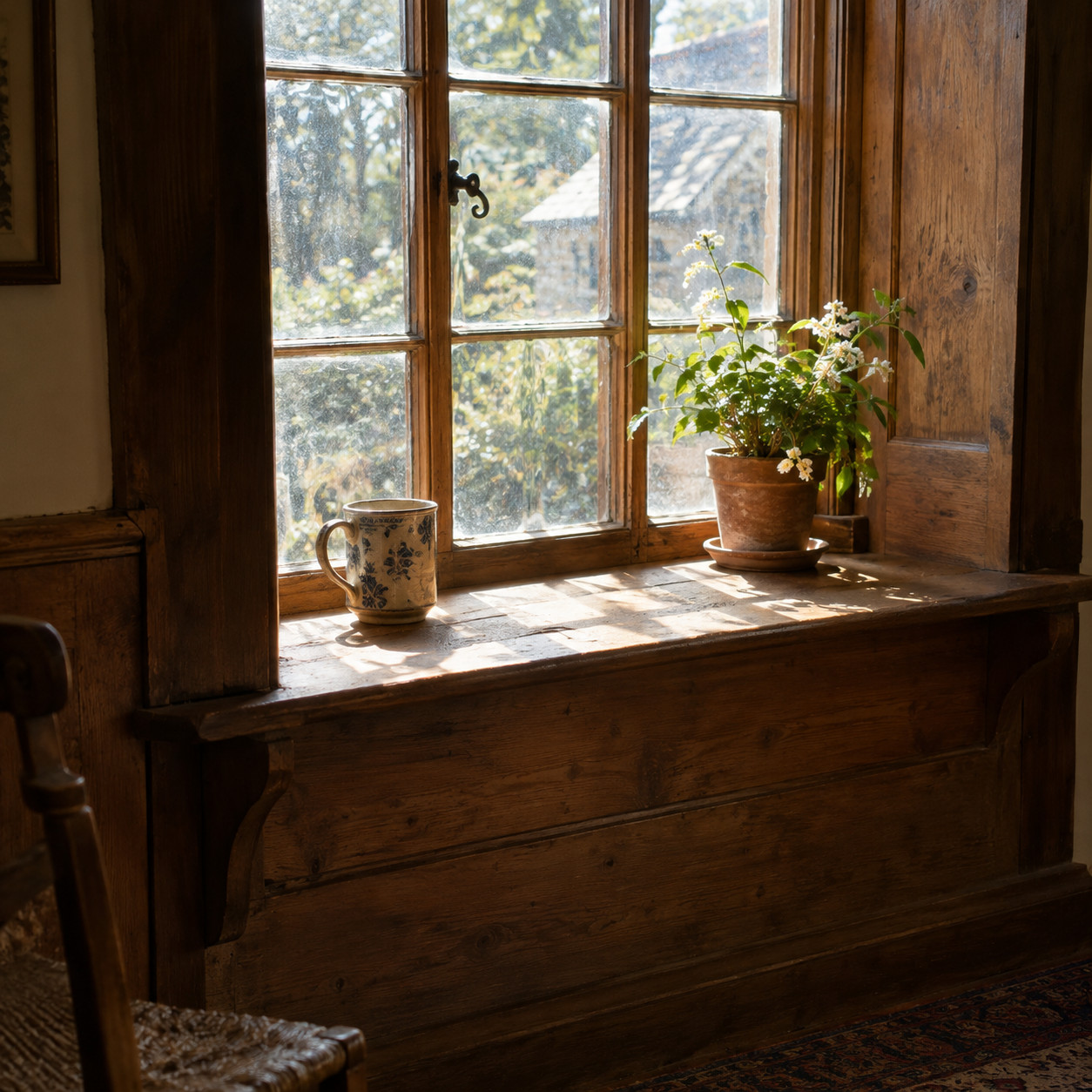 Picture-Framing Windows Instead of Stool and Apron