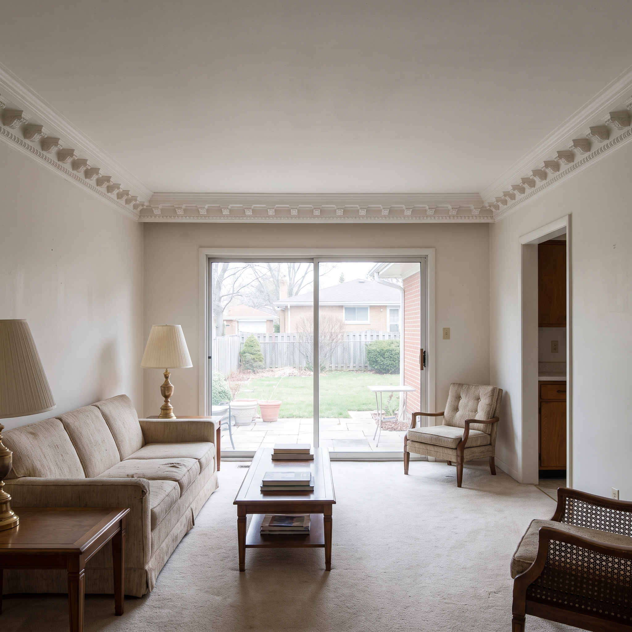 Heavy Dentil Crown in a Plain Ranch