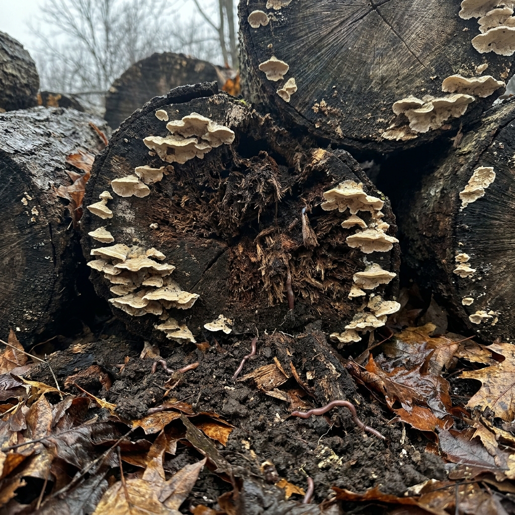 Punky, Rotten Wood From the Bottom of the Pile
