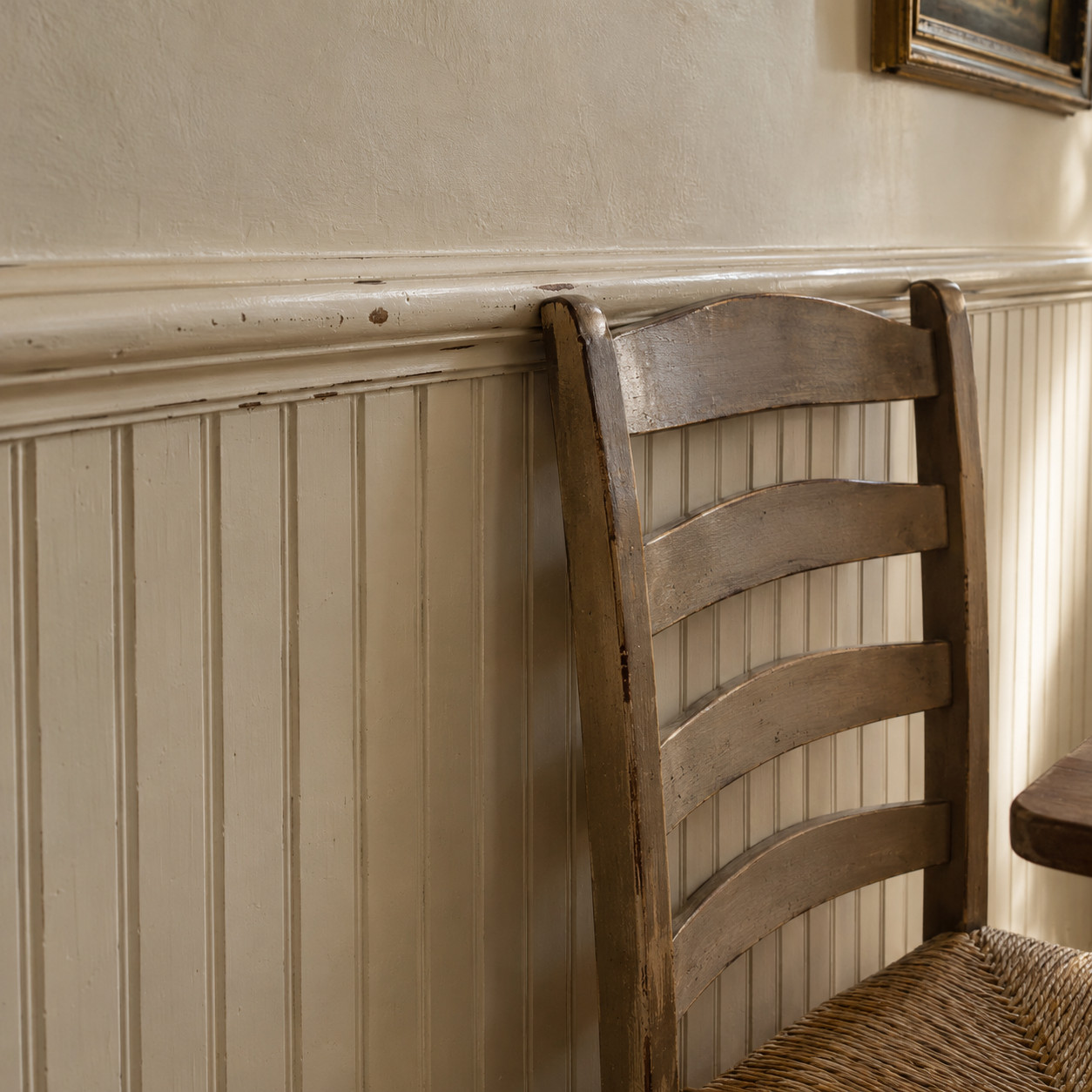 Chair Rail and Wainscot Set at Chair-Back Height