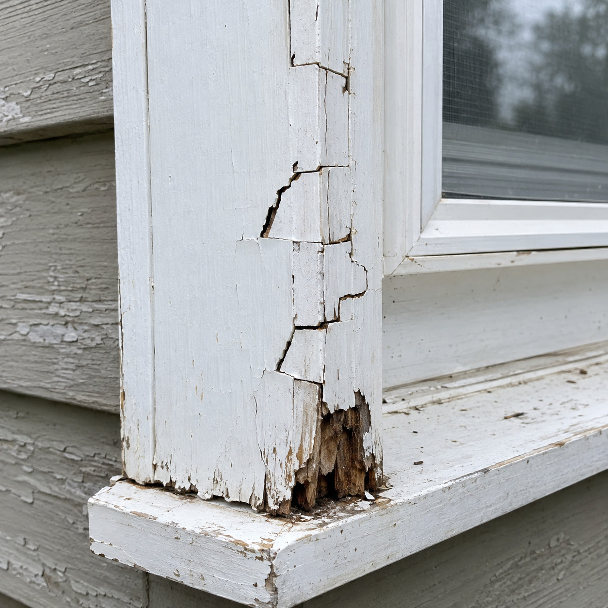 Finger-Jointed Pine on Exterior Trim