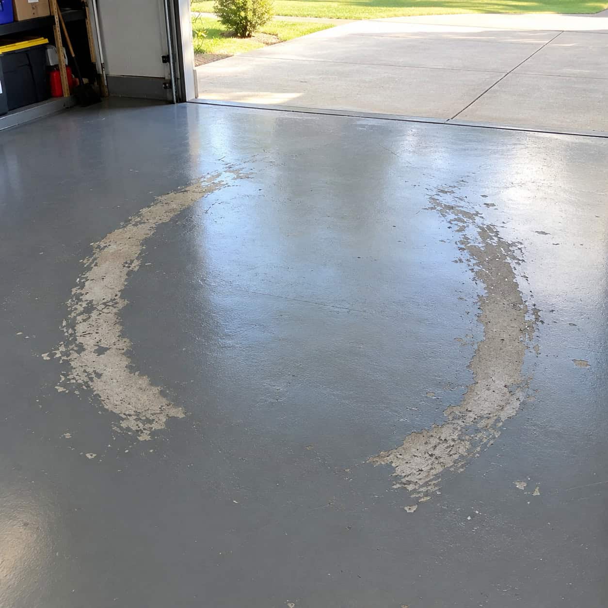 Porch-and-Floor Paint on a Garage Slab