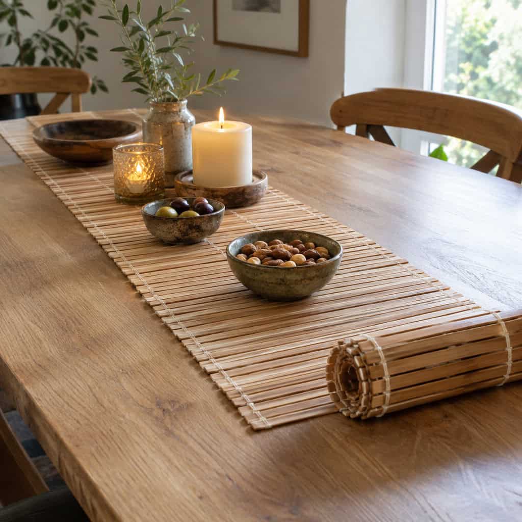 The Flexible Slatted Table Runner