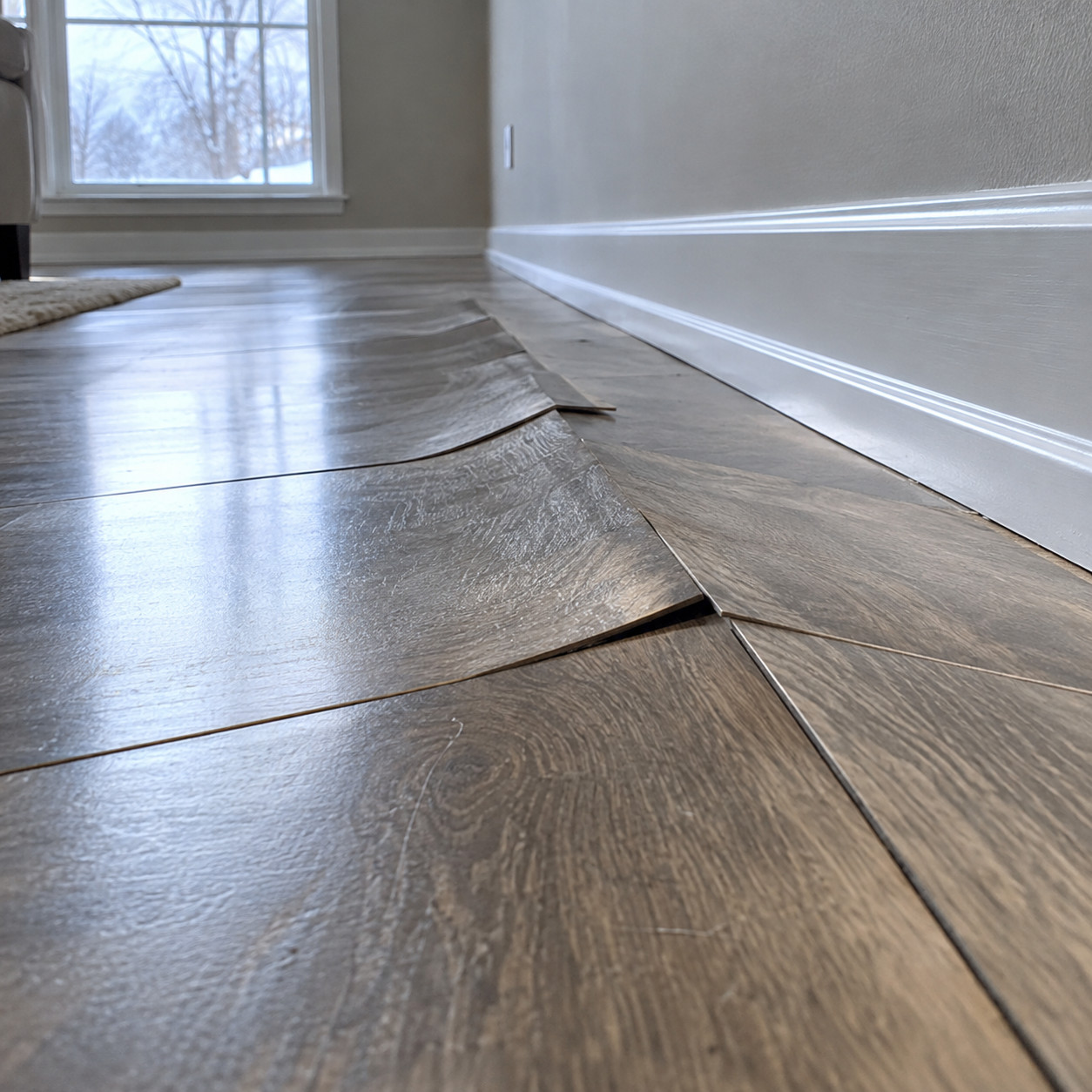 Shoe Molding Nailed Down Through a Floating Floor