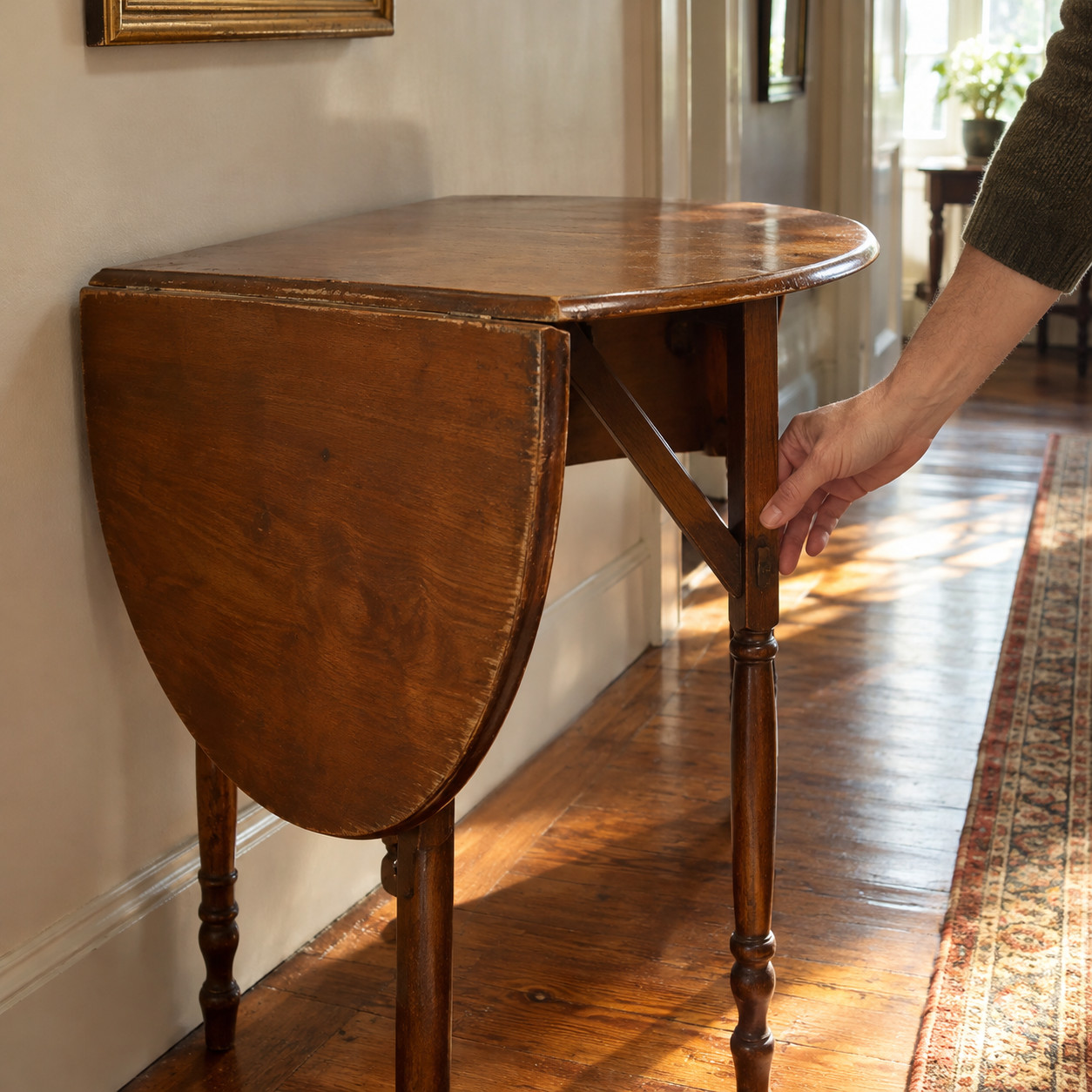 The Drop-Leaf Table Used Every Day